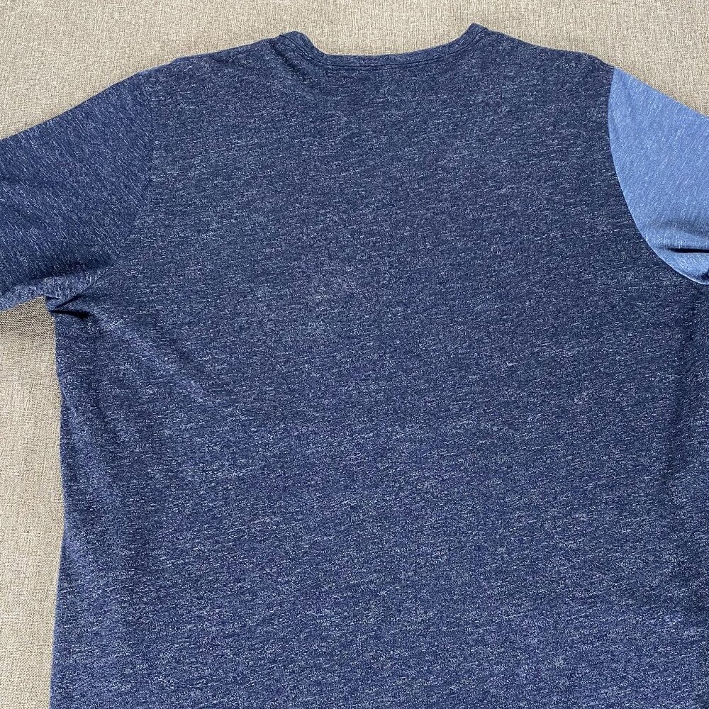 American Rag Shortsleeve Shirt Top Men's XL Blue Patchwork Casual - Picture 6 of 8